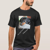 Grappig Doberman T-Shirt met slogan (Voorkant)