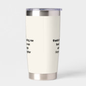 Grappig Dochter Cadeau voor Vader Geïsoleerde Drinkbeker (Links)