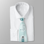 Grappig Doctor Medical Physician Monogram Stropdas (Gebonden)