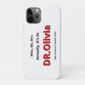 Grappig doctoraat afstudeercadeau voor moeder Case-Mate iPhone case (Achterkant)