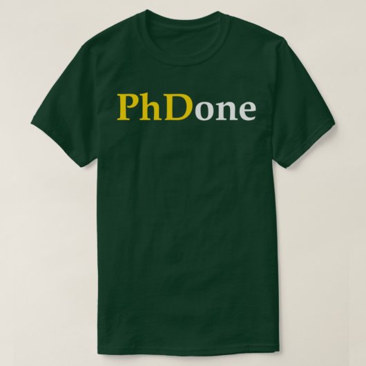 grappig doctoraatsgeschenk voor doctoraat Sweat T-shirt (Design voorkant)