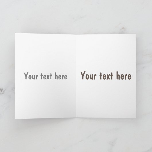 Grappig dodo vogelvoorbeeld cartoon kaart (Binnen)