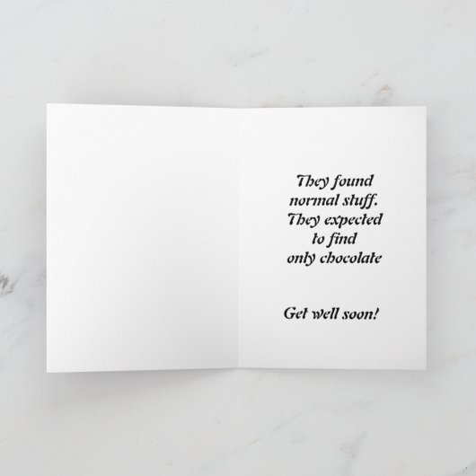 Grappig, doe het goed Wens Kaart (Binnen)