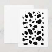Grappig doe-het-zelf Dalmatische kostuum pak Hallo Kaart (Voorkant / Achterkant)