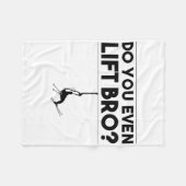 Grappig doe je zelfs bro cadeau Schattigee skilief Fleece Deken (Voorkant (Horizontaal))