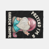 Grappig doen alsof ik een Garden Gnome kostuum cit Fleece Deken (Voorkant (Horizontaal))