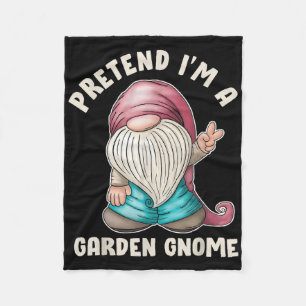 Grappig doen alsof ik een Garden Gnome kostuum cit Fleece Deken