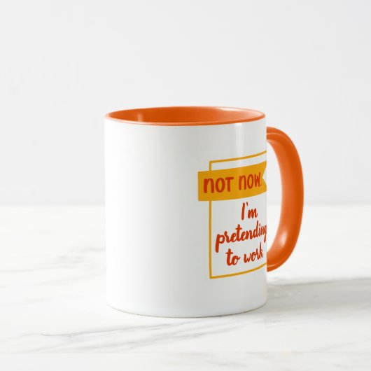 Grappig doen alsof je een Kantoor collega-prijsopg Mok (Voorkant rechts)