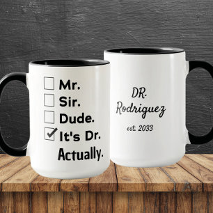 Grappig Dokter Cadeau – Het Is Eigenlijk Dr Cadeau Mok