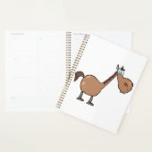 Grappig Dom Paard Grappig Bruine Hengst Planner (Display)
