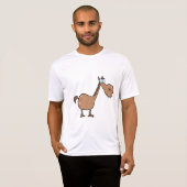 Grappig Dom Paard Grappig Bruine Hengst T-shirt (Voorkant volledig)