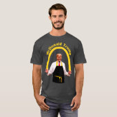 Grappig Donald Trump 2024 Franse friet Quote meme T-shirt (Voorkant volledig)