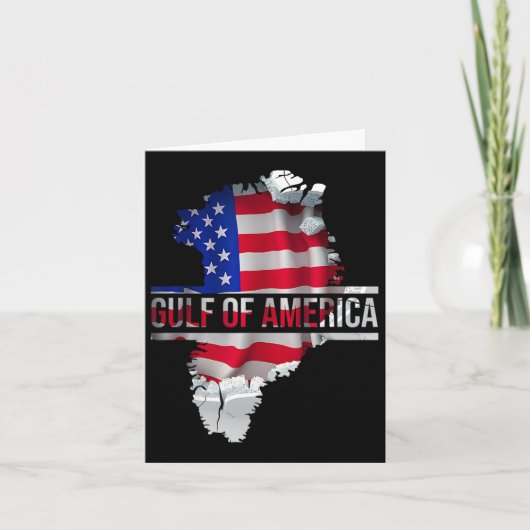 Grappig Donald Trump Amerikaanse vlag Canada Groen Kaart (Voorkant)