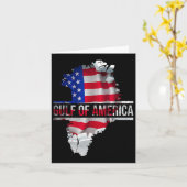 Grappig Donald Trump Amerikaanse vlag Canada Groen Kaart (Gele Bloem)