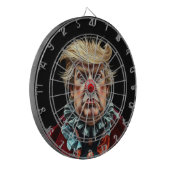 Grappig Donald Trump Clown Dart Board Dartbord (Voorkant Links)
