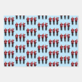 Grappig Donald Trump Dancing President Kerst Inpakpapier Vel (Voorkant 3)