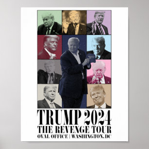 Grappig Donald Trump De Revenge Tour Ultra Mega To Poster