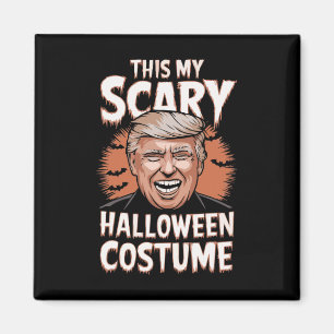 Grappig Donald Trump, dit is mijn enge Halloween-p Magneet