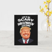 Grappig Donald Trump Enge Halloween Gag President  Kaart (Gele Bloem)