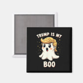 Grappig Donald Trump Ghost Halloween Party Spooky Magneet (Voorkant / Achterkant)