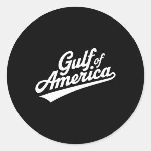 Grappig Donald Trump Golf van de Verenigde Staten  Ronde Sticker