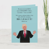 Grappig Donald Trump Happy Fathers Day Custom Kaart (Voorkant)