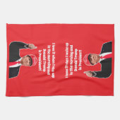 Grappig Donald Trump Ik hou van het 47e President Theedoek (Horizontaal)