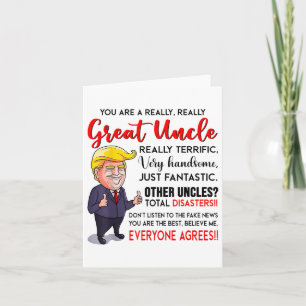 Grappig Donald Trump, je bent echt een geweldige o Kaart