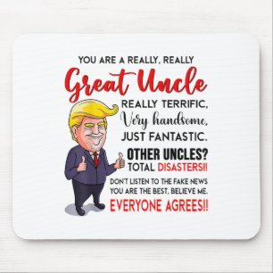 Grappig Donald Trump, je bent echt een geweldige o Muismat