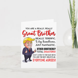 Grappig Donald Trump Je bent een echt geweldige br Kaart