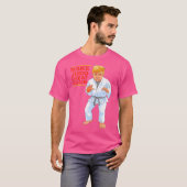 Grappig Donald Trump Judo T-shirt (Voorkant volledig)