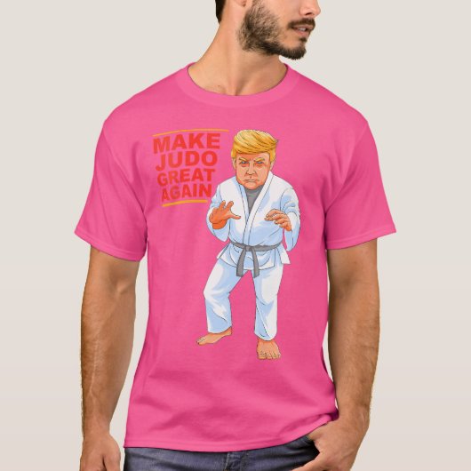 Grappig Donald Trump Judo T-shirt (Voorkant)