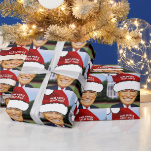 GRAPPIG DONALD TRUMP KERSTINPAPPAPER CADEAUPAPIER