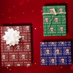 Grappig Donald Trump Maga La La La Lelijke Kerst Inpakpapier Vel