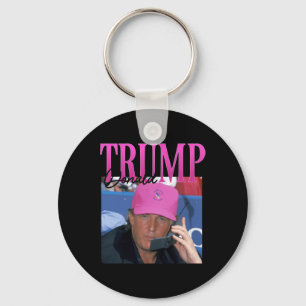 Grappig Donald Trump Miss Me Toch Y2K Vintage 90s  Sleutelhanger