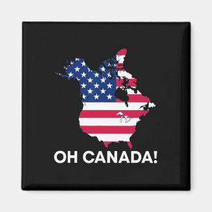 Grappig Donald Trump Oh Canada 51e staat VS Amerik Magneet