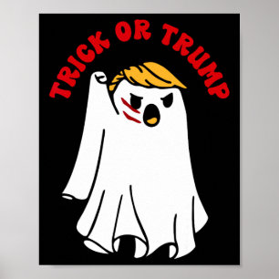 Grappig Donald Trump spookgevecht eerste truc of T Poster