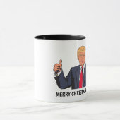 Grappig Donald Trump, VROLIJK KERSTFEEST, BABY! Mok (Midden)