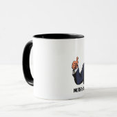 Grappig Donald Trump, VROLIJK KERSTFEEST, BABY! Mok (Voorkant links)