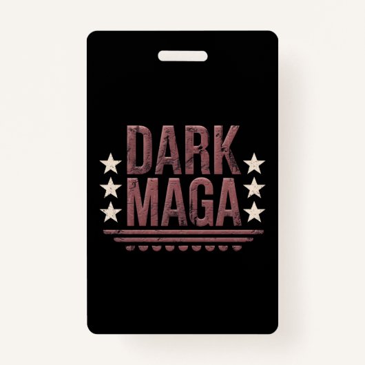 Grappig DONKER MAGA 2024 Badge (Voorkant)