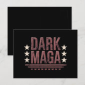Grappig DONKER MAGA 2024 Briefkaart (Voorkant / Achterkant)