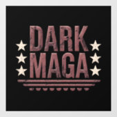 Grappig DONKER MAGA 2024 Raamsticker (Vel)