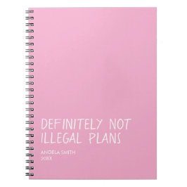 Grappig donkere humor notitieboek, sarcastisch jou notitieboek