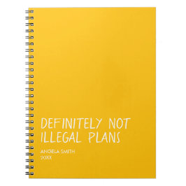 Grappig donkere humor notitieboek, sarcastisch jou notitieboek