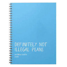 Grappig donkere humor notitieboek, sarcastisch jou notitieboek