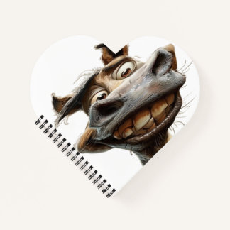 Grappig Donkey Art Design Notitieboek