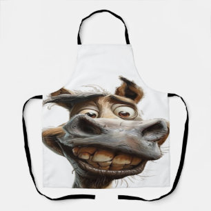Grappig Donkey Art Design Schort