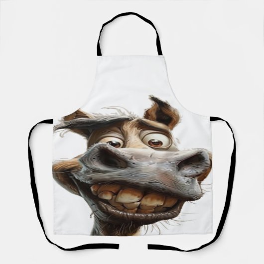 Grappig Donkey Art Design Schort (Voorkant)