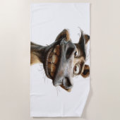 Grappig Donkey Art Design Strandlaken (Voorkant)