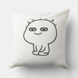 Grappig Doodle Karakter Worpkussen - Schattig Mini Kussen